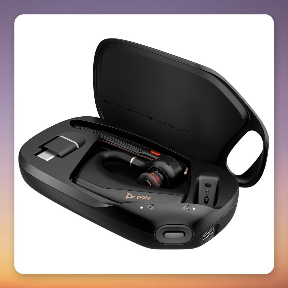 HP Poly Voyager Legend 50 M UC Bluetooth 5.4 Headset, Black/Bronze, with Charging Case – image 3