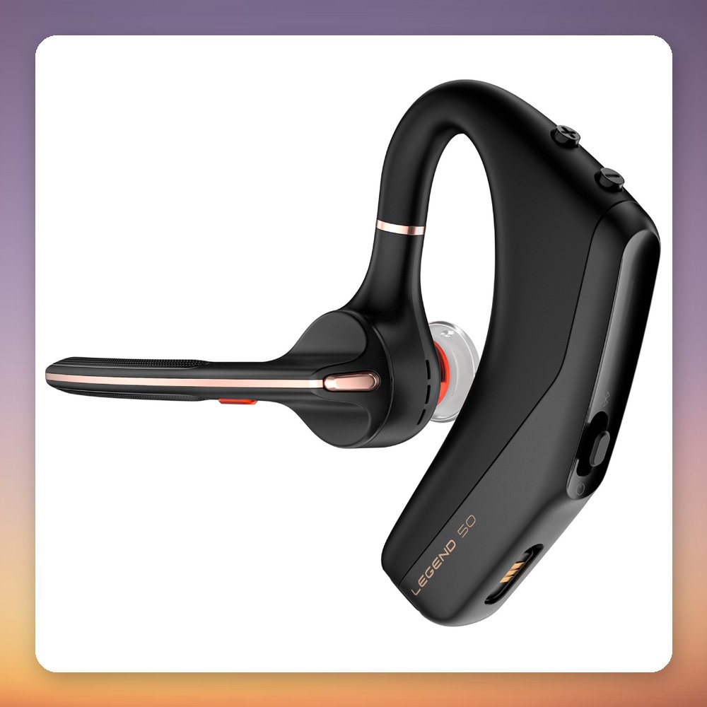 HP Poly Voyager Legend 50 M UC Bluetooth 5.4 Headset, Black/Bronze, with Charging Case – image 5