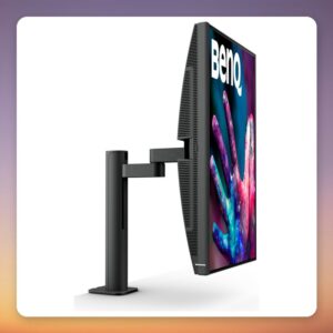 BenQ PD2705UA 27″ 4K UHD IPS Designer Monitor, USB-C 65W PD, ErgoArm, Black