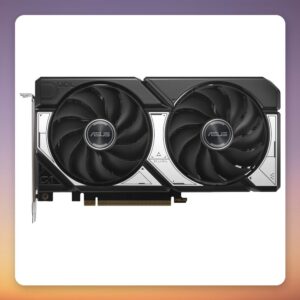 Asus Dual GeForce RTX 5060 Ti OC 16 GB GDDR7 Graphics Card, 2.5-Slot, Black