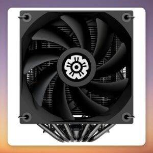 Enermax ETS-TD60 Digital 120 mm Dual Tower CPU Cooler, Black, 6 Heatpipes