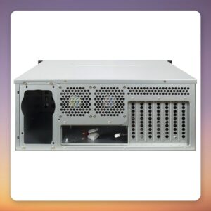 Inter-Tech IPC Storage 4U-4708 4U Rack Server Case, 8x Hot-Swap Bays, Black