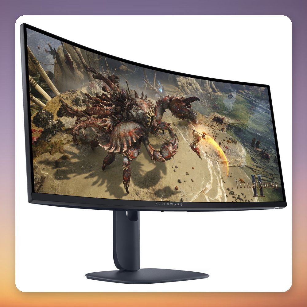 Alienware AW3425DWM 34" Curved WQHD 180Hz VA Gaming Monitor, FreeSync Premium