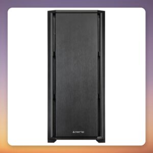 Chieftec Pro Midi AS-02B-TG-OP ATX Mid Tower Case, Black, Tempered Glass