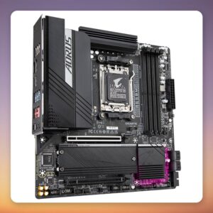 Gigabyte B650M AORUS ELITE AM5 Micro-ATX Motherboard, AMD B650, DDR5, 2.5GbE