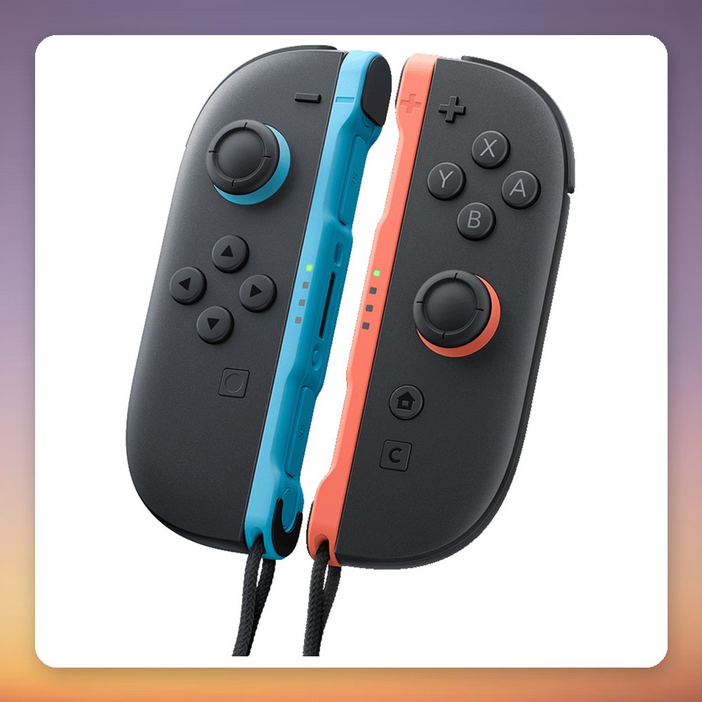 Nintendo Joy-Con 2 Controller Set (L/R) for Nintendo Switch 2, Black/Multicolour – image 2