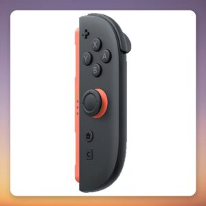 Nintendo Joy-Con 2 (R) Controller, Black/Light Red, for Nintendo Switch 2