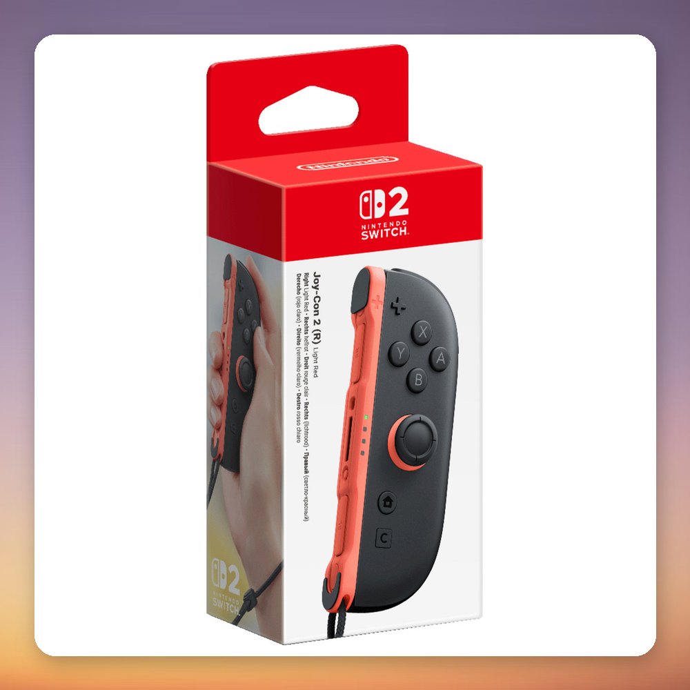 Nintendo Joy-Con 2 (R) Controller, Black/Light Red, for Nintendo Switch 2 – image 4