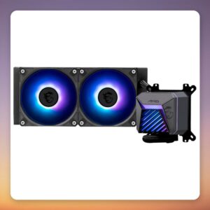 MSI MAG CoreLiquid A15 240 mm AIO Liquid CPU Cooler, ARGB, Black