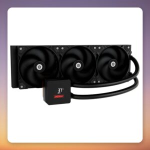 Enermax Liqmax IV 360 mm AIO Liquid CPU Cooler, Black, LGA1700/1851 & AM5