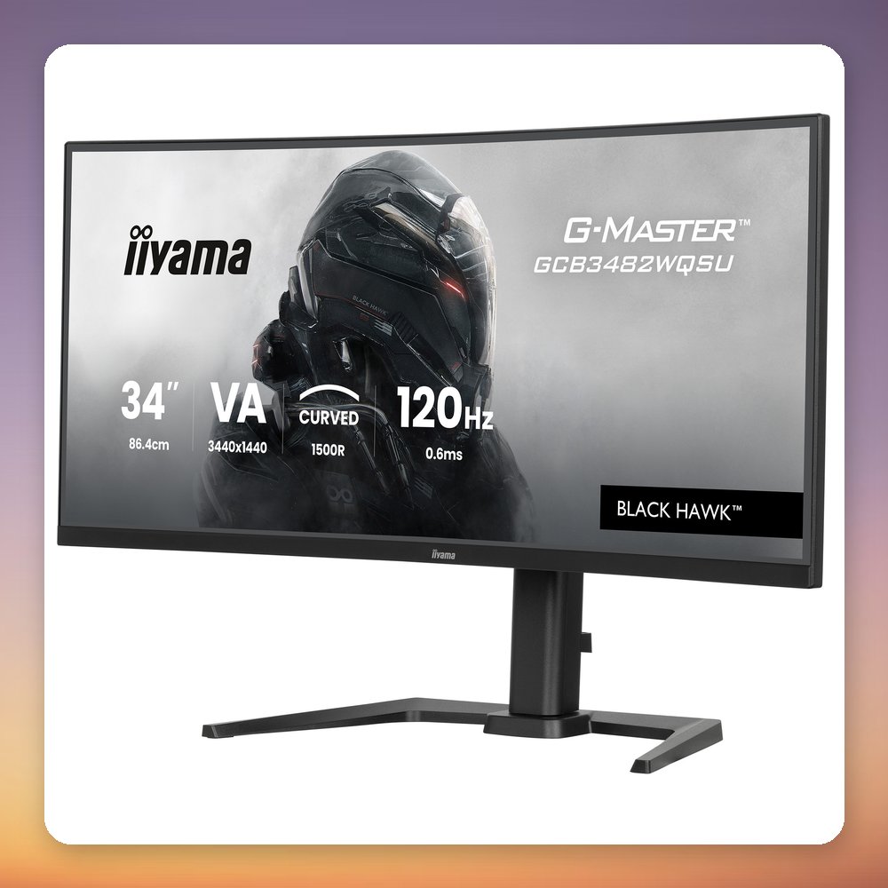 Iiyama G-Master Black Hawk GCB3482WQSU-B1 34" WQHD 120 Hz Curved Monitor – image 3