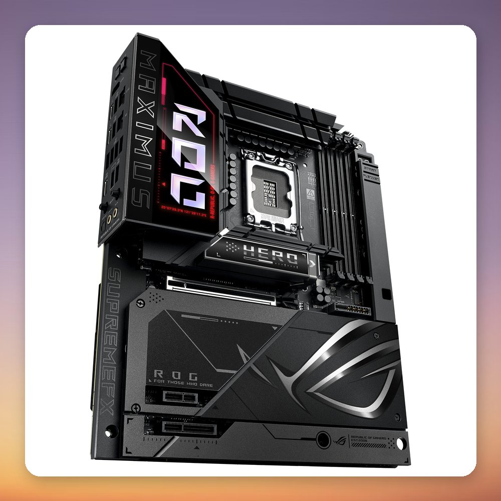Asus ROG Maximus Z890 Hero BTF LGA 1851 ATX Motherboard, DDR5, Wi-Fi 7, Black – image 2