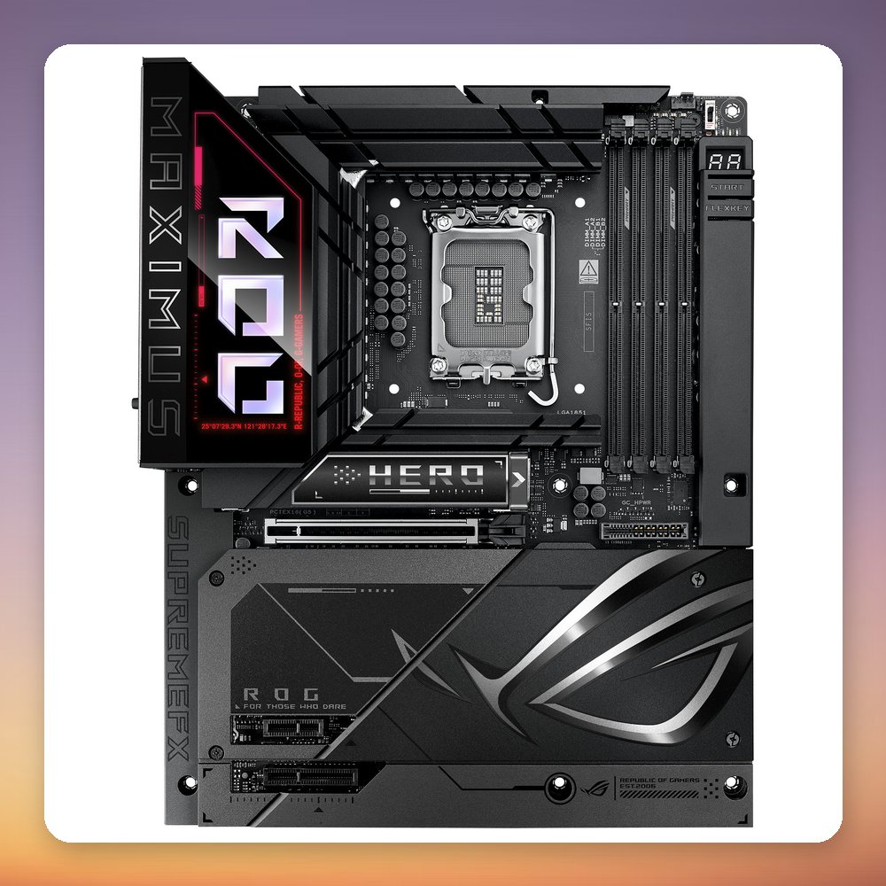 Asus ROG Maximus Z890 Hero BTF LGA 1851 ATX Motherboard, DDR5, Wi-Fi 7, Black – image 4