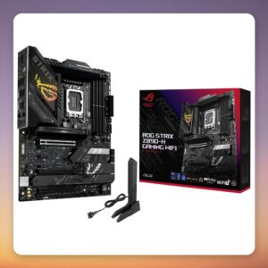 Asus ROG STRIX Z890-H GAMING WIFI Intel Z890 LGA 1851 ATX Motherboard, Black
