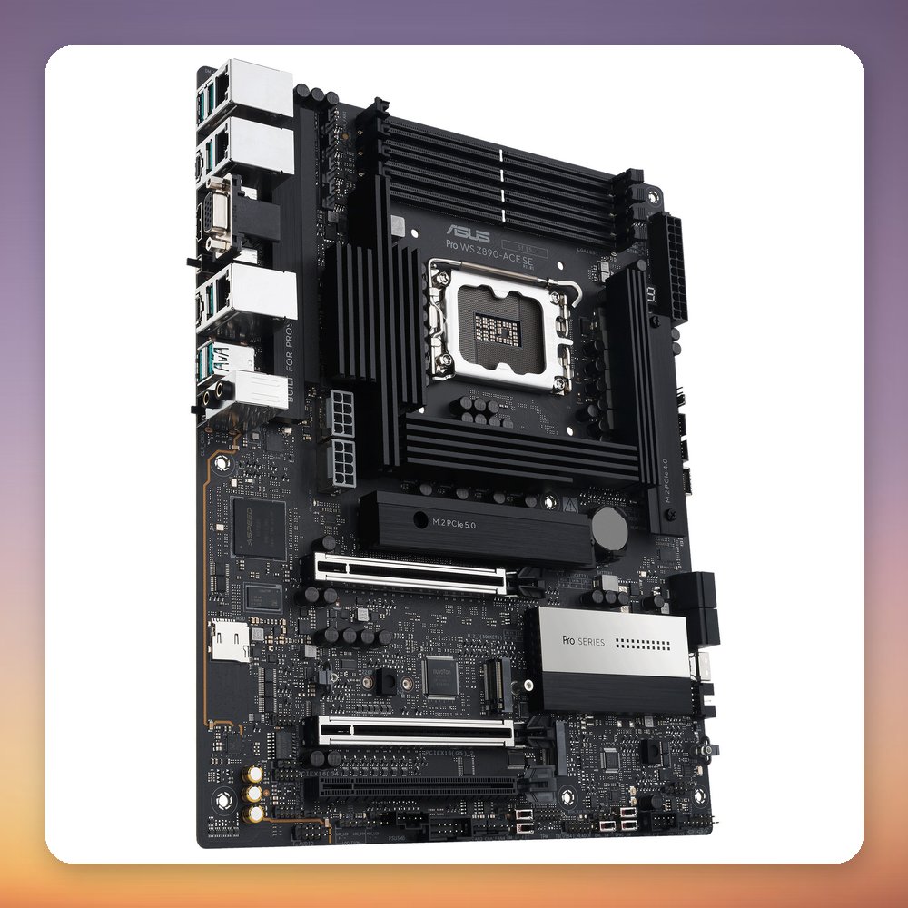 Asus PRO WS Z890-ACE SE Intel Z890 LGA1851 ATX Motherboard, DDR5, 10GbE, 4x M.2 – image 3