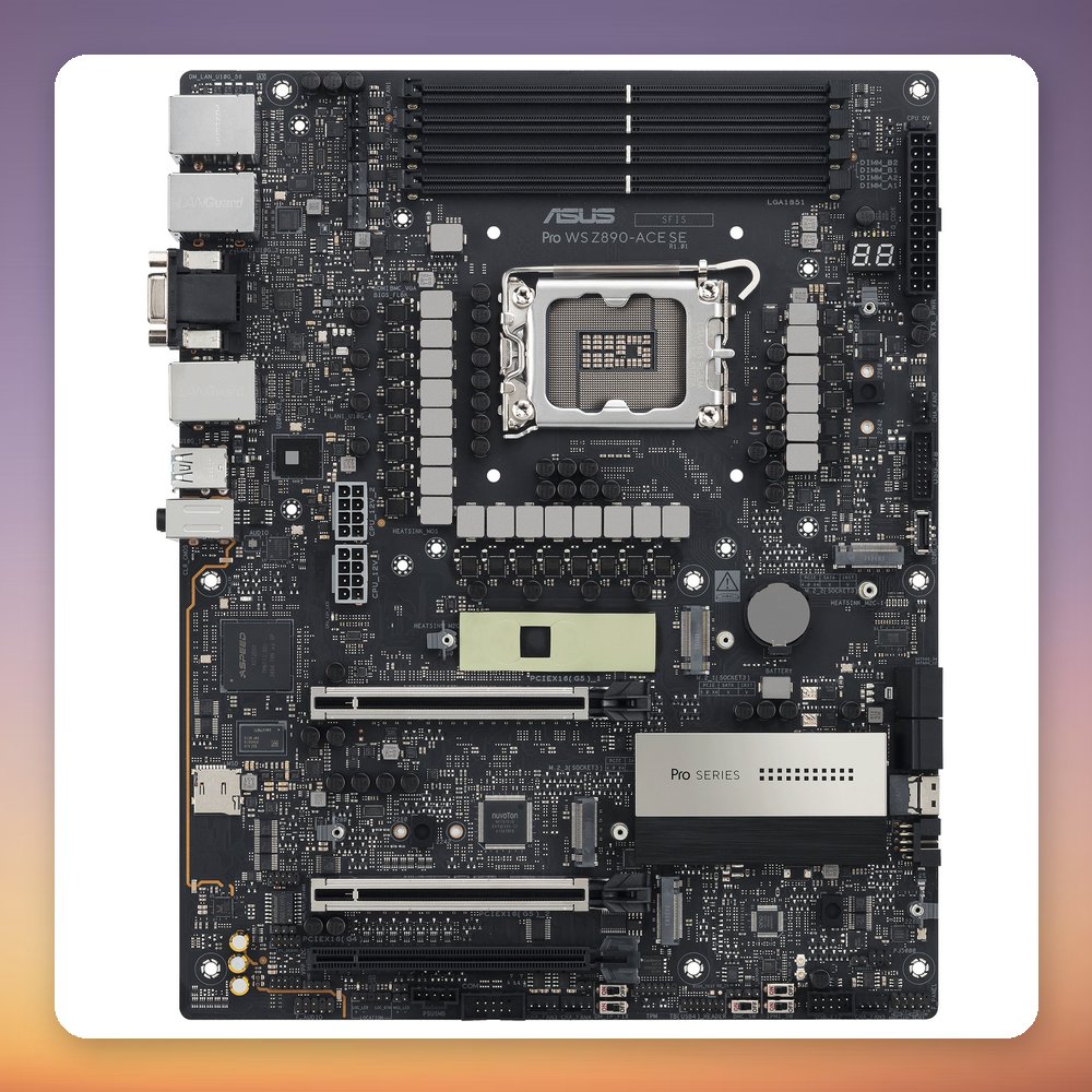 Asus PRO WS Z890-ACE SE Intel Z890 LGA1851 ATX Motherboard, DDR5, 10GbE, 4x M.2 – image 5