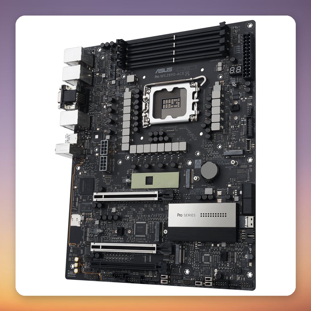 Asus PRO WS Z890-ACE SE Intel Z890 LGA1851 ATX Motherboard, DDR5, 10GbE, 4x M.2 – image 6