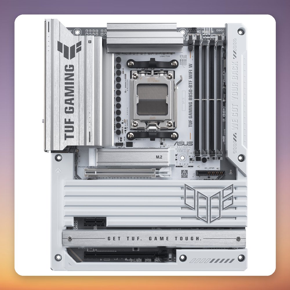 Asus TUF Gaming B850-BTF WiFi W AM5 ATX Motherboard, White, DDR5, Wi-Fi 7 – image 3