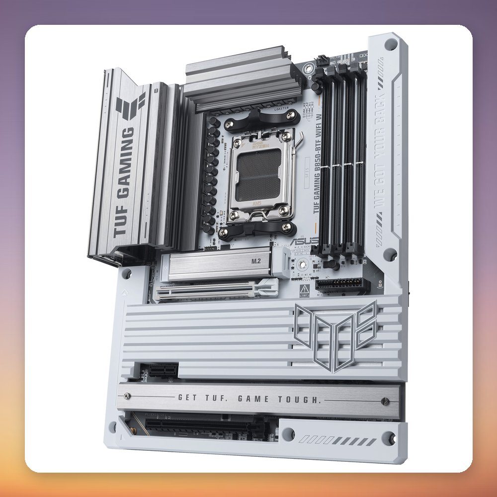 Asus TUF Gaming B850-BTF WiFi W AM5 ATX Motherboard, White, DDR5, Wi-Fi 7 – image 4