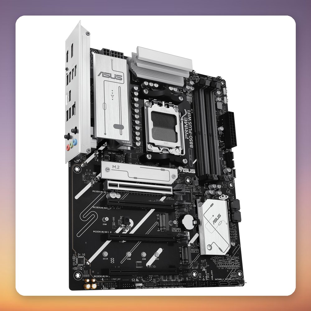 Asus PRIME B850-PLUS WIFI AM5 ATX Motherboard, DDR5, Wi-Fi 6E, PCIe 5.0 – image 2