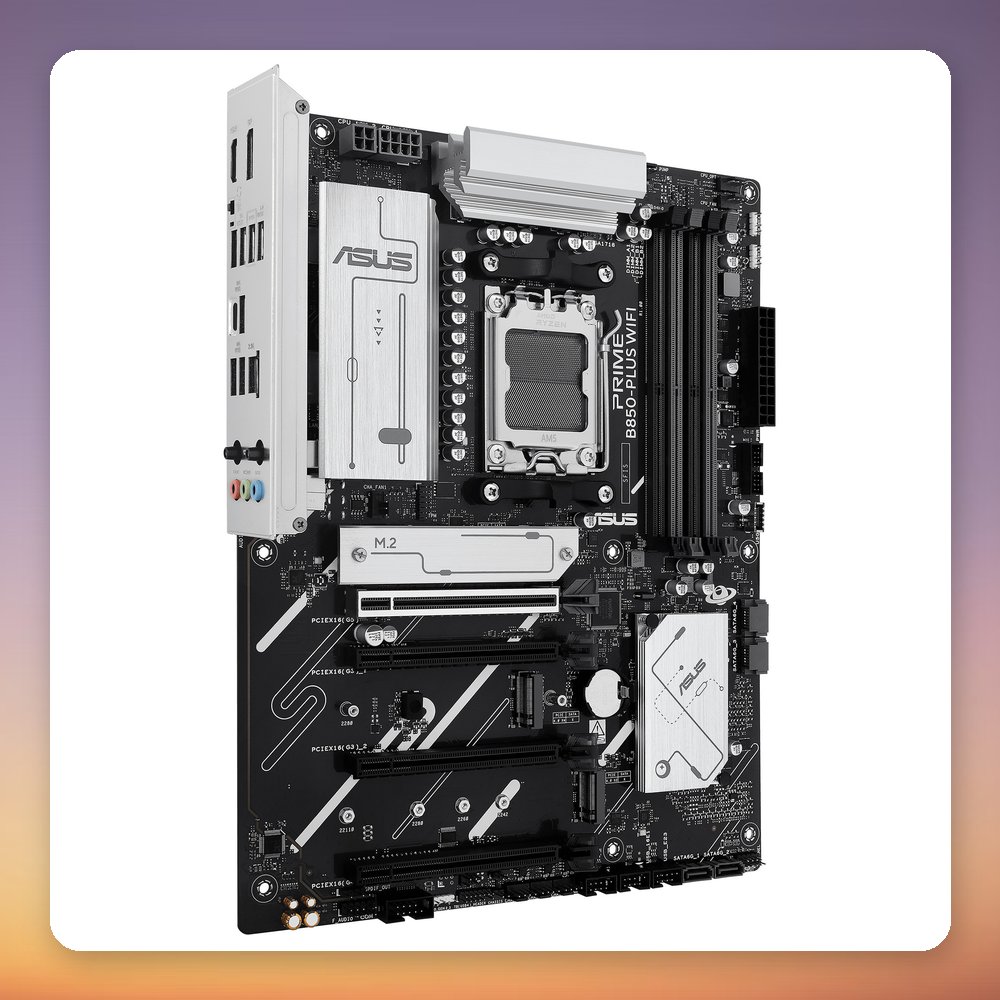 Asus PRIME B850-PLUS WIFI AM5 ATX Motherboard, DDR5, Wi-Fi 6E, PCIe 5.0 – image 3