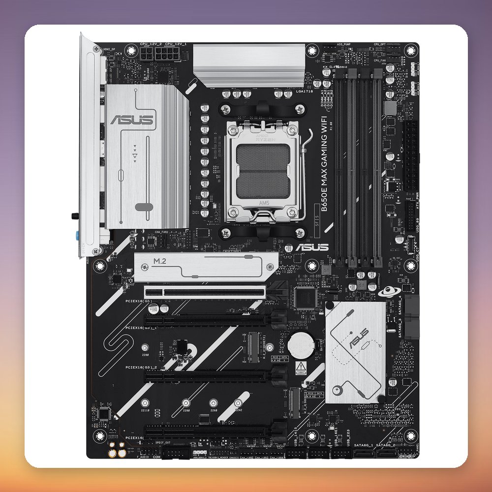 Asus PRIME B850-PLUS WIFI AM5 ATX Motherboard, DDR5, Wi-Fi 6E, PCIe 5.0 – image 4
