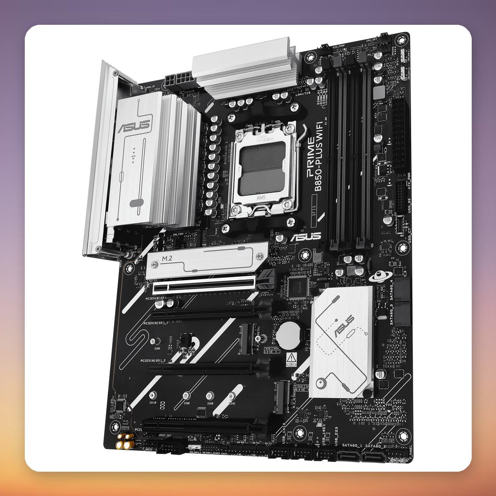 Asus PRIME B850-PLUS WIFI AM5 ATX Motherboard, DDR5, Wi-Fi 6E, PCIe 5.0 – image 5