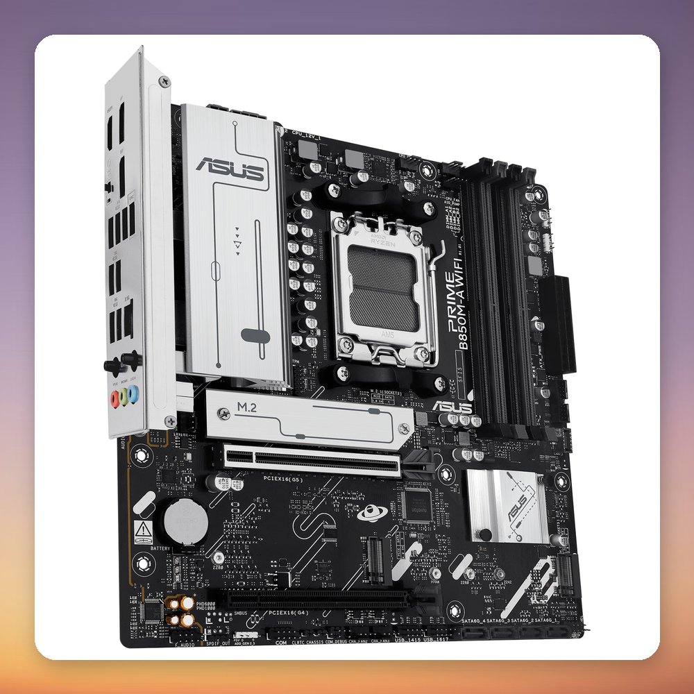 Asus PRIME B850M-A WIFI AM5 mATX Motherboard, B850, DDR5, Wi-Fi 6E – image 3