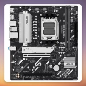 Asus PRIME B850M-K AM5 Micro-ATX Motherboard, AMD B850, DDR5, 2.5G LAN
