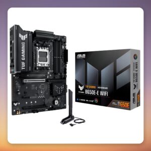 Asus TUF Gaming B650E-E WiFi AM5 ATX Motherboard, AMD B650, DDR5, Wi-Fi 6E