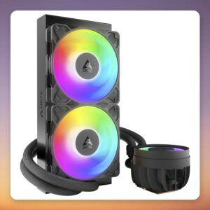 Arctic Liquid Freezer III Pro 240 A-RGB AIO CPU Water Cooler, Black, 2x 120 mm