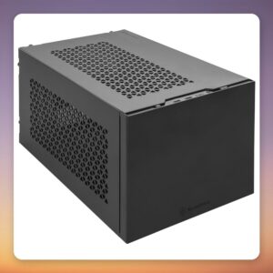 SilverStone SUGO 15 SST-SG15B Mini-ITX Cube Case, Black, 19 L