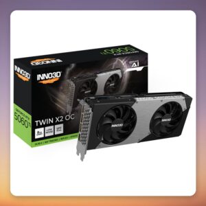 Inno3D GeForce RTX 5060 Ti TWIN X2 8 GB GDDR7 Graphics Card