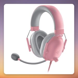 Razer BlackShark V2 X Xbox Wired Gaming Headset, Quartz Pink/Grey, 50 mm TriForce