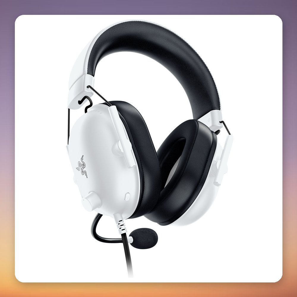 Razer BlackShark V2 X Xbox Wired Gaming Headset, 50 mm TriForce Drivers, White/Black