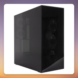 Arctic Xtender VG E-ATX Midi-Tower Case, Black, Dual Tempered Glass, 5 A-RGB Fans