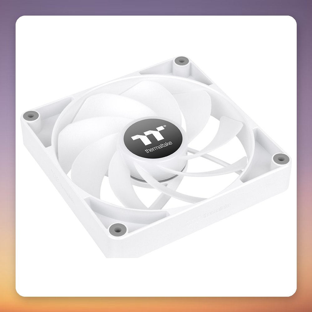 Thermaltake CT120 Reverse ARGB Sync 120 mm PWM Fan, White, 2-Pack, No Controller – image 6