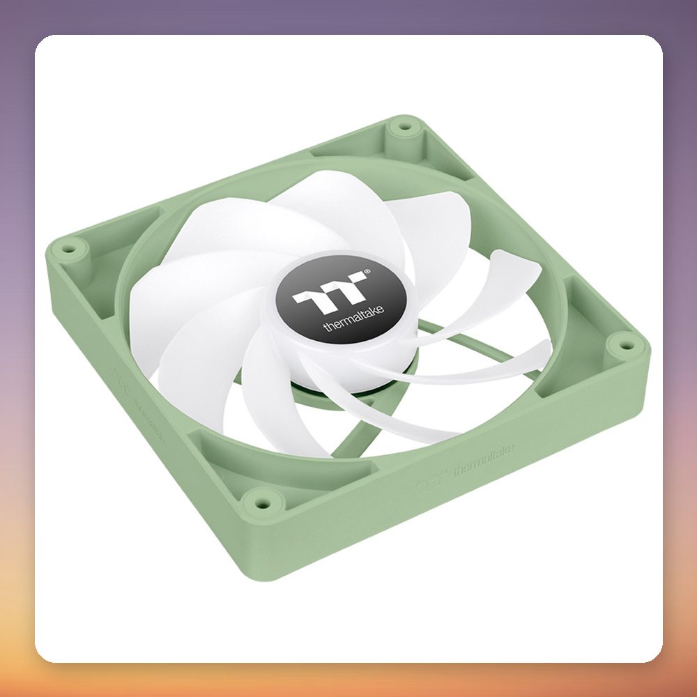 Thermaltake CT120 Reverse ARGB Sync 120 mm PWM Fan, Matcha Green, 2-Pack – image 5