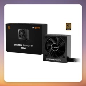 be quiet! System Power 11 550W 80 PLUS Bronze ATX 3.1 Non-Modular PSU