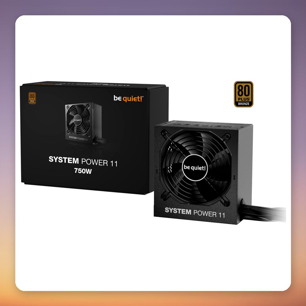be quiet! System Power 11 750W 80 PLUS Bronze ATX 3.1 Non-Modular PSU