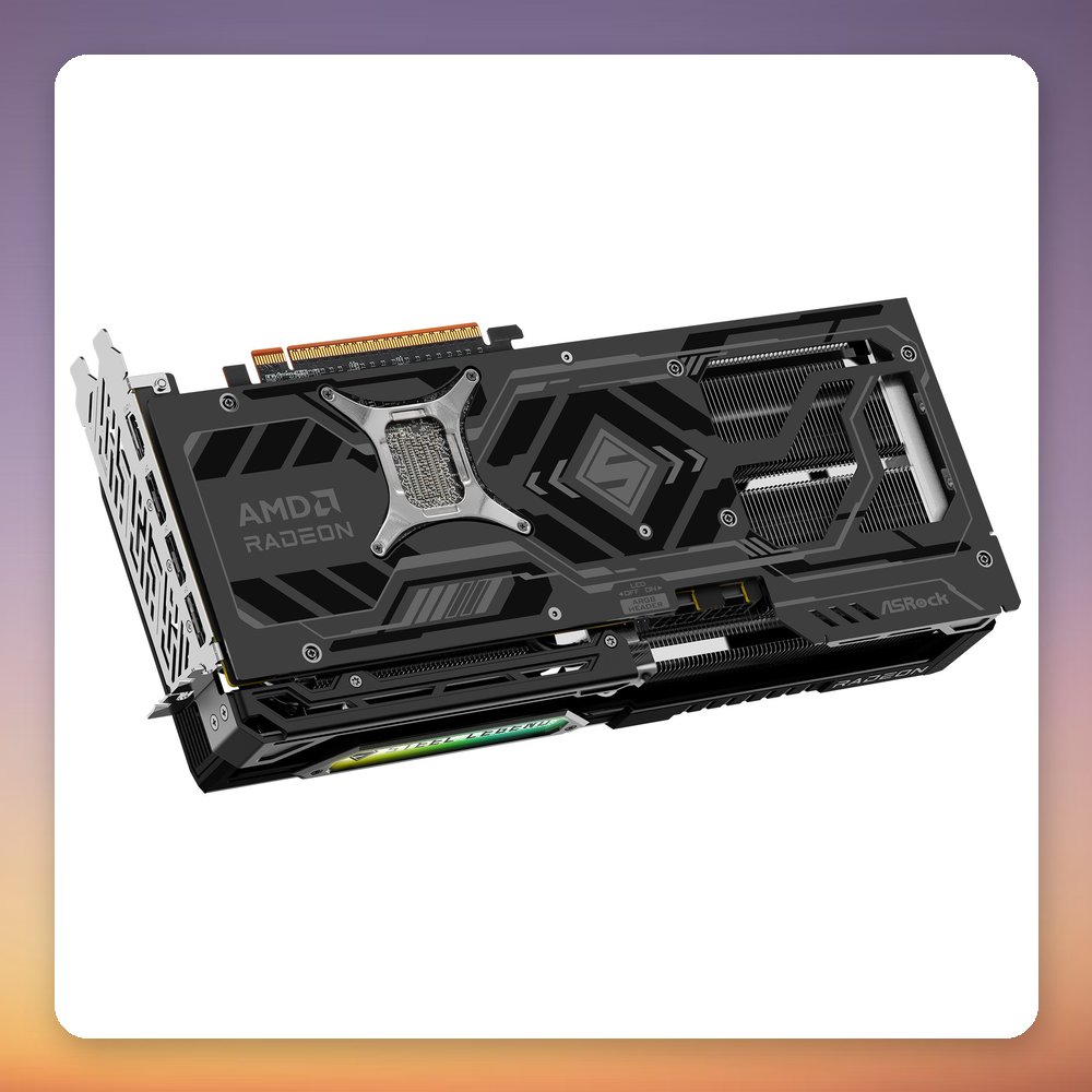 ASRock Radeon RX 9070 XT Steel Legend Dark 16 GB GDDR6 Graphics Card – image 6