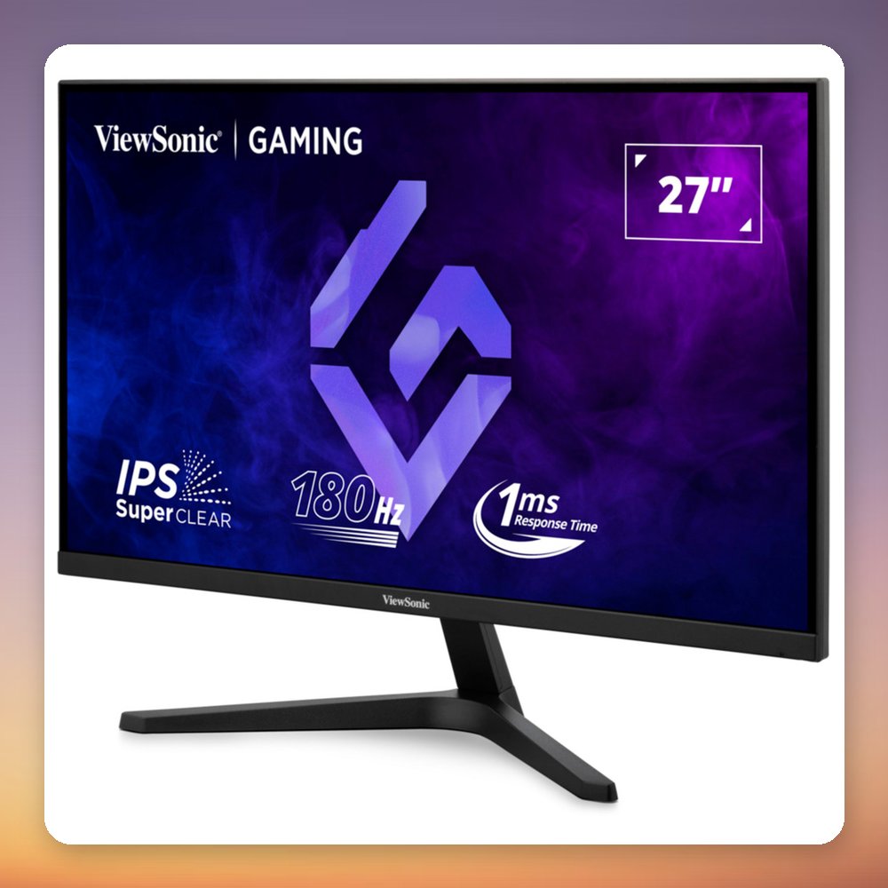 ViewSonic VX27G1-2K 27-Inch QHD IPS 180Hz Gaming Monitor, G-Sync Compatible – image 3