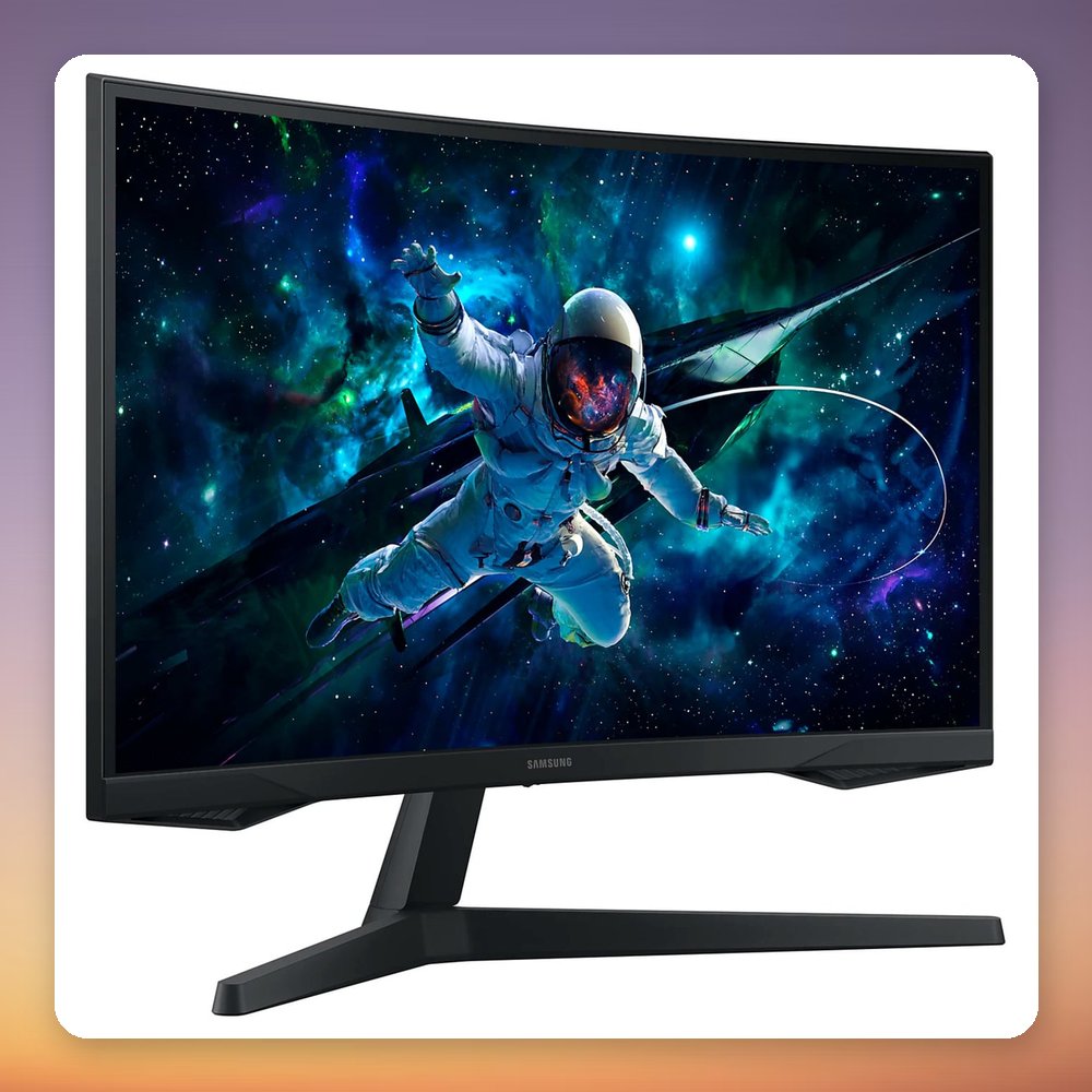 Samsung Odyssey G5 27" QHD 165 Hz Curved Gaming Monitor, VA, 1000R, FreeSync