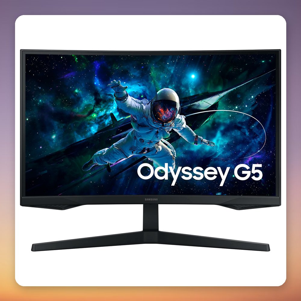 Samsung Odyssey G5 27" QHD 165 Hz Curved Gaming Monitor, VA, 1000R, FreeSync – image 2