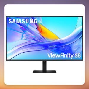 Samsung ViewFinity S80UD 37-Inch 4K UHD VA Monitor, USB-C 90W, KVM