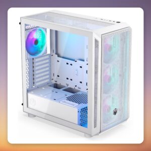ENDORFY ARX 700 ARGB White Midi-Tower Case, Tempered Glass, 4x Stratus 140 Fans