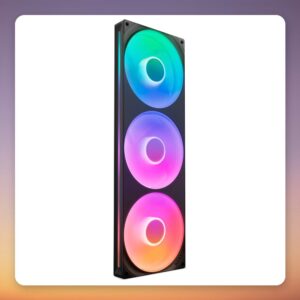 NZXT F420 RGB Core 3×140 mm PWM Triple-Fan Frame, Black, FDB Bearing