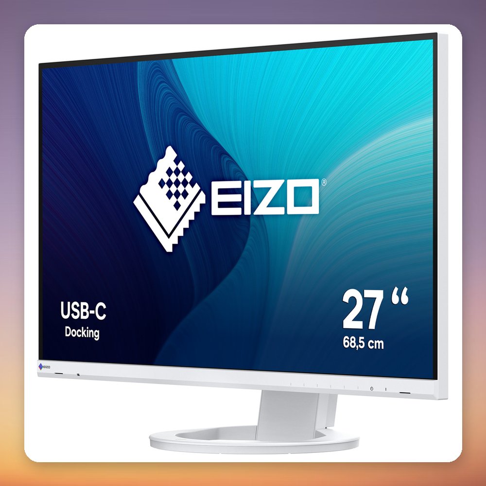 Eizo FlexScan EV2720S 27-Inch WQHD IPS Monitor, USB-C 70W, White – image 3