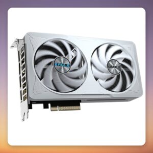 GigaByte GeForce RTX 5060 EAGLE OC ICE 8G GDDR7 Graphics Card, White