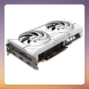 Sapphire Radeon RX 9060 XT PURE 16GB GDDR6 Graphics Card, White